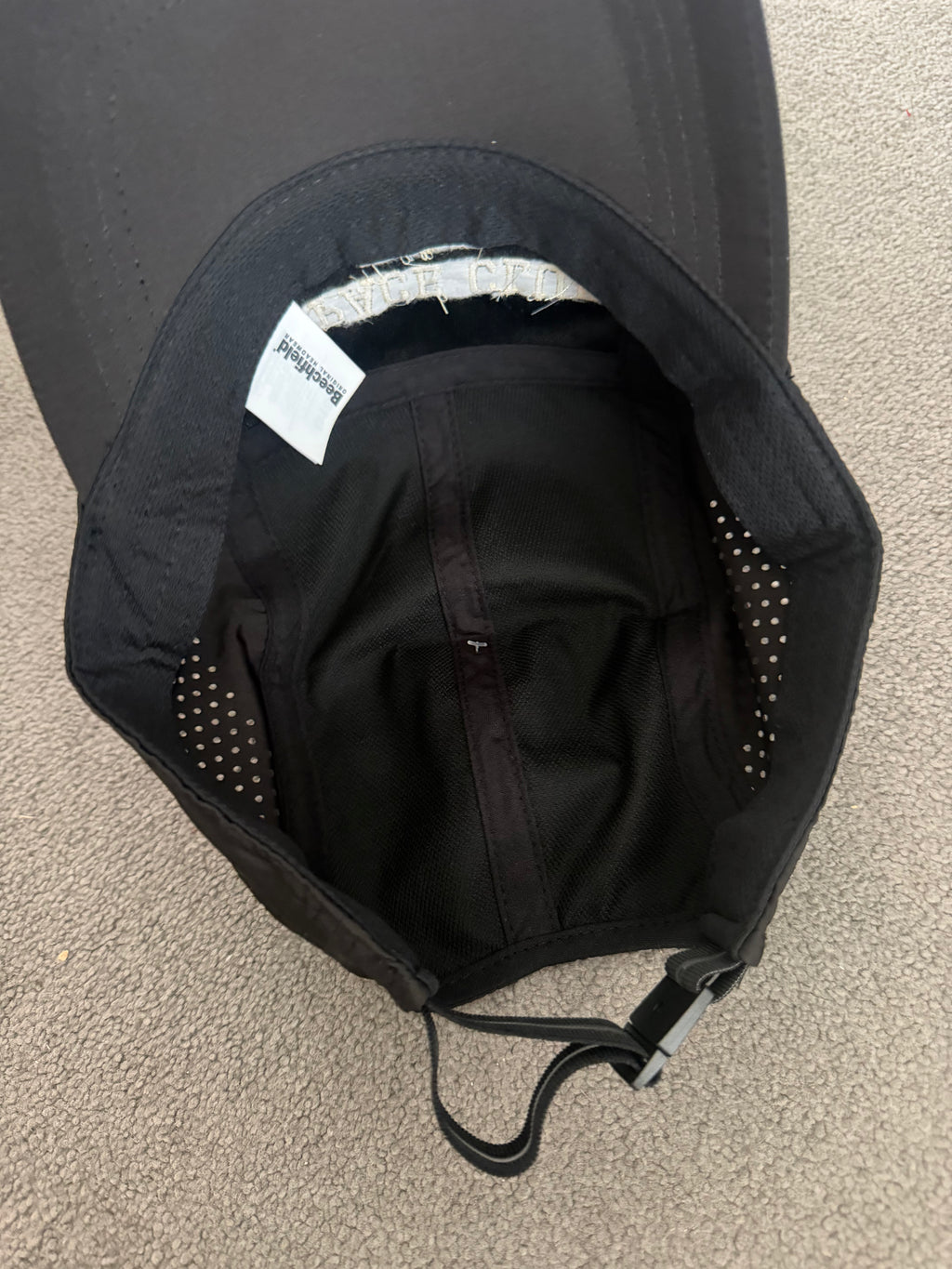No Pace Club Technical Running Cap – Black