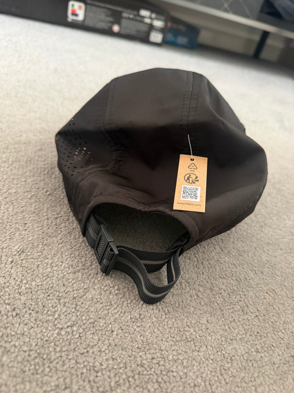 No Pace Club Technical Running Cap – Black