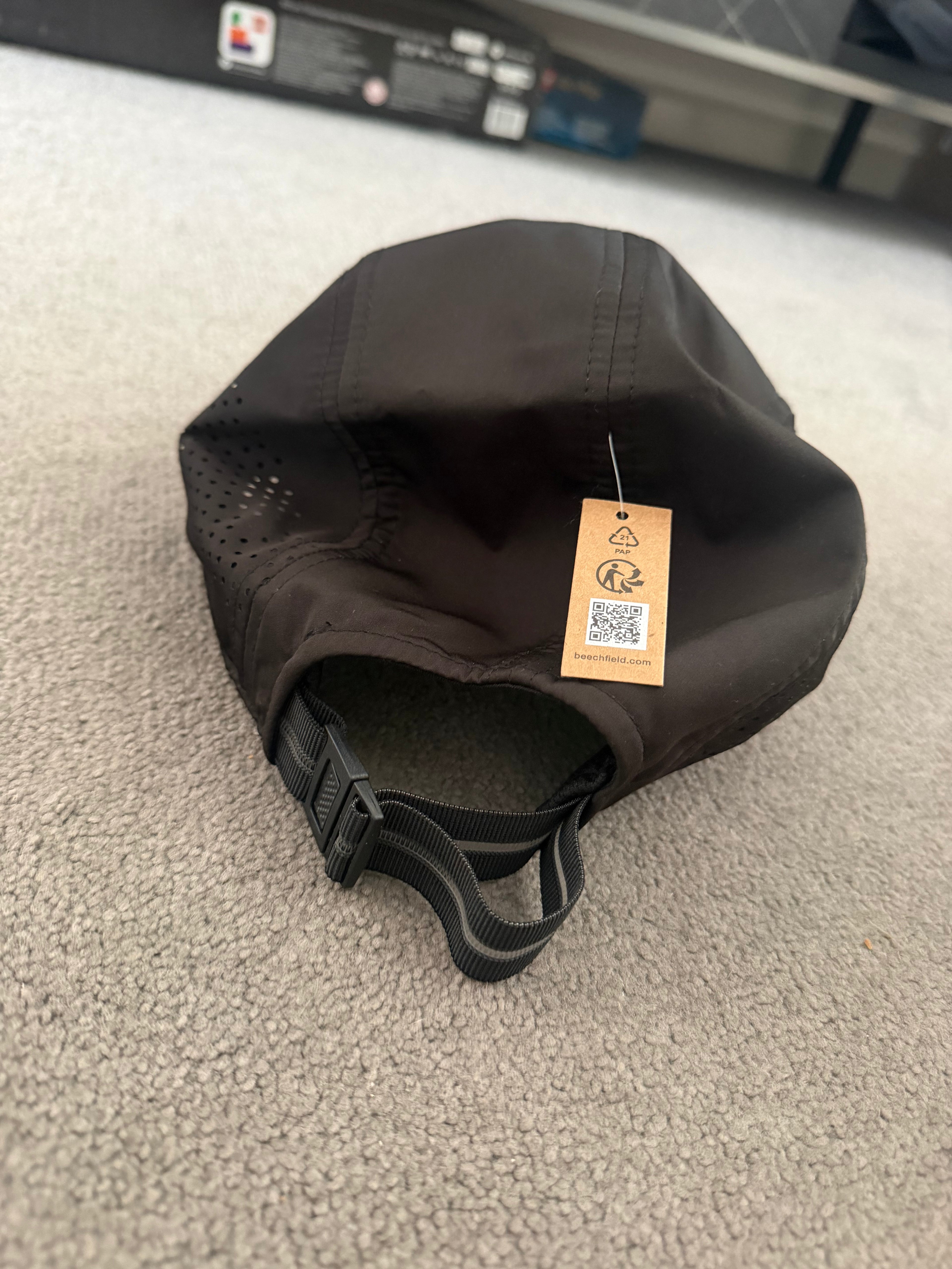No Pace Club Technical Running Cap – Black